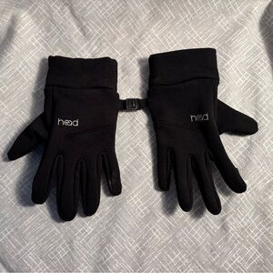 Head Black Kids Gloves